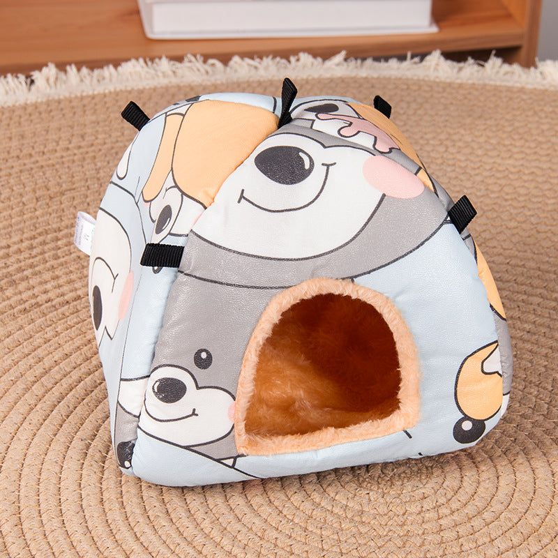 Breathable Ventilated Golden Hamster Den – Waterproof All-Season Small Pet Hideout
