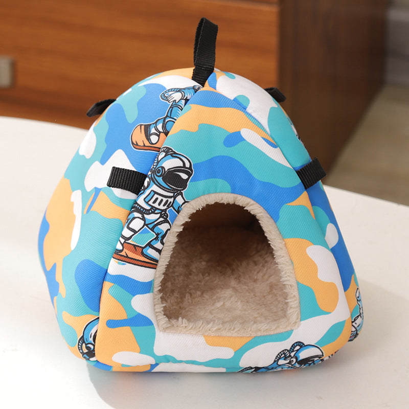 Breathable Ventilated Golden Hamster Den – Waterproof All-Season Small Pet Hideout