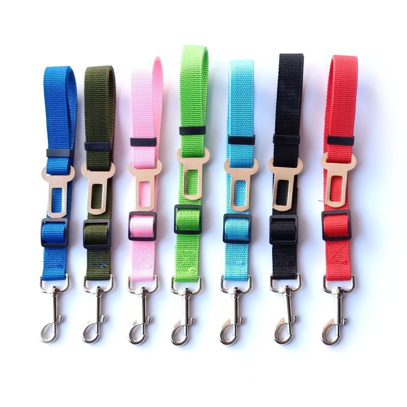 3-in-1 Retractable Elastic Dog Seat Belt – Heavy-Duty Anti-Shock Outdoor Training Safety Lead