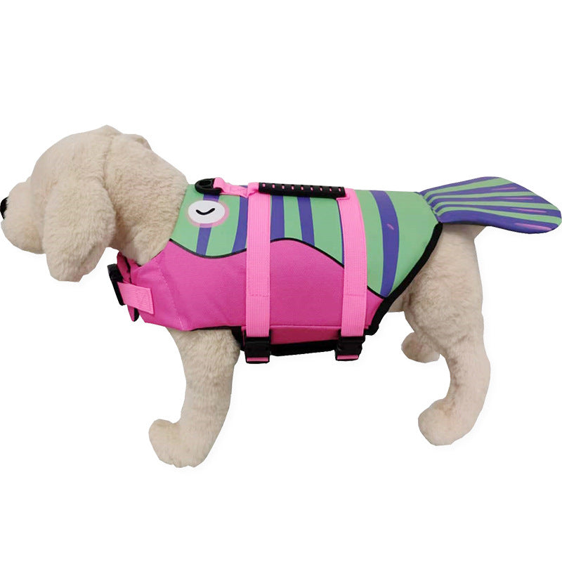 High-Buoyancy Creative Dog Swimming Safety Vest – Lightweight Floating Rescue Water Coat