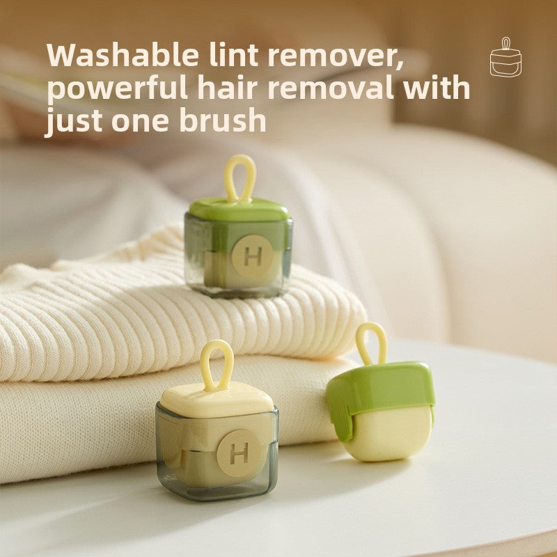 Washable Square Pet Hair Roller – Reusable TPE Portable Fabric Lint Remover
