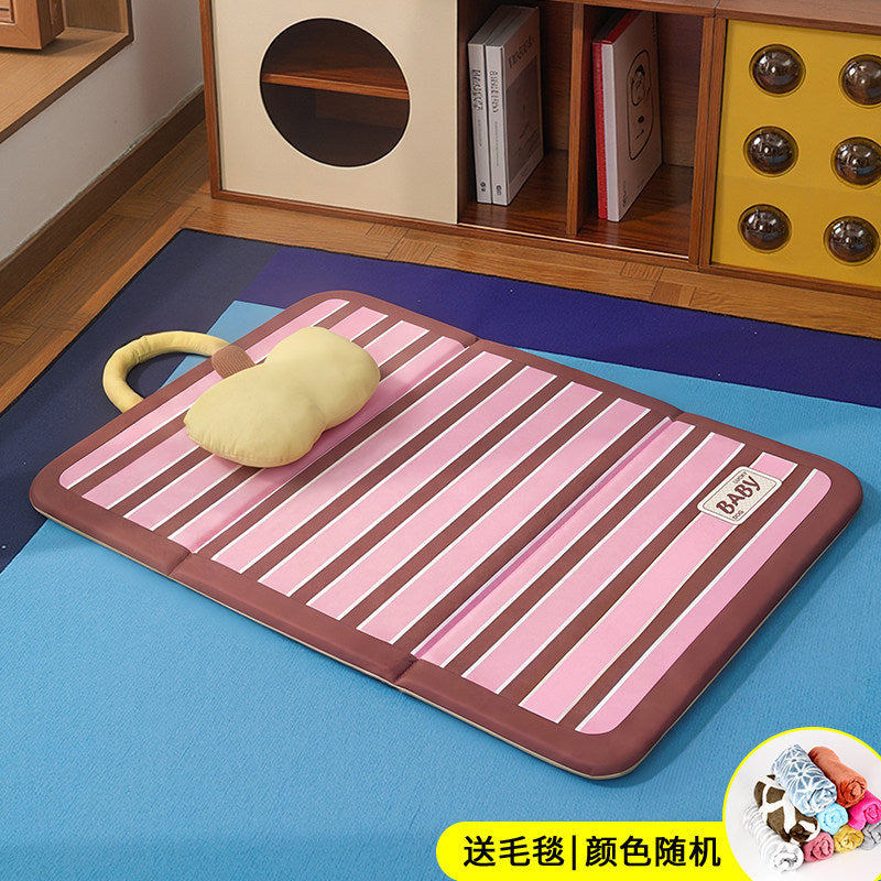 Waterproof All-Season Pet Cooling Mat – Double-Sided Anti-Anxiety Deep Sleep Cushion