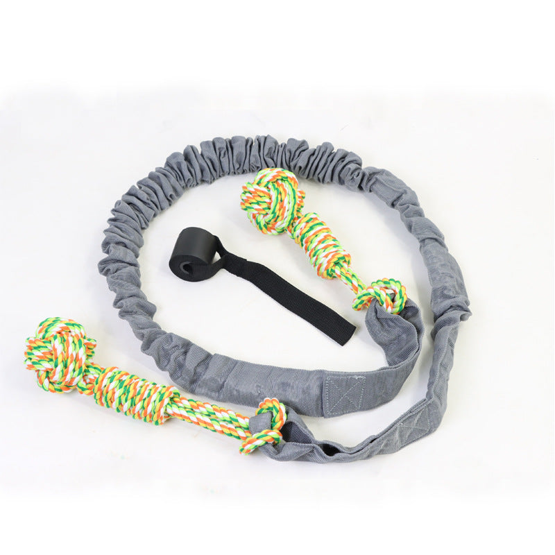 Interactive Outdoor and Indoor Dog Tug Rope – Durable Dental Health Cotton Chew Ball