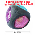 Glow-in-the-Dark Chew-Resistant Rubber Pet Training Ball – High-Elasticity Interactive Night Safety Toy