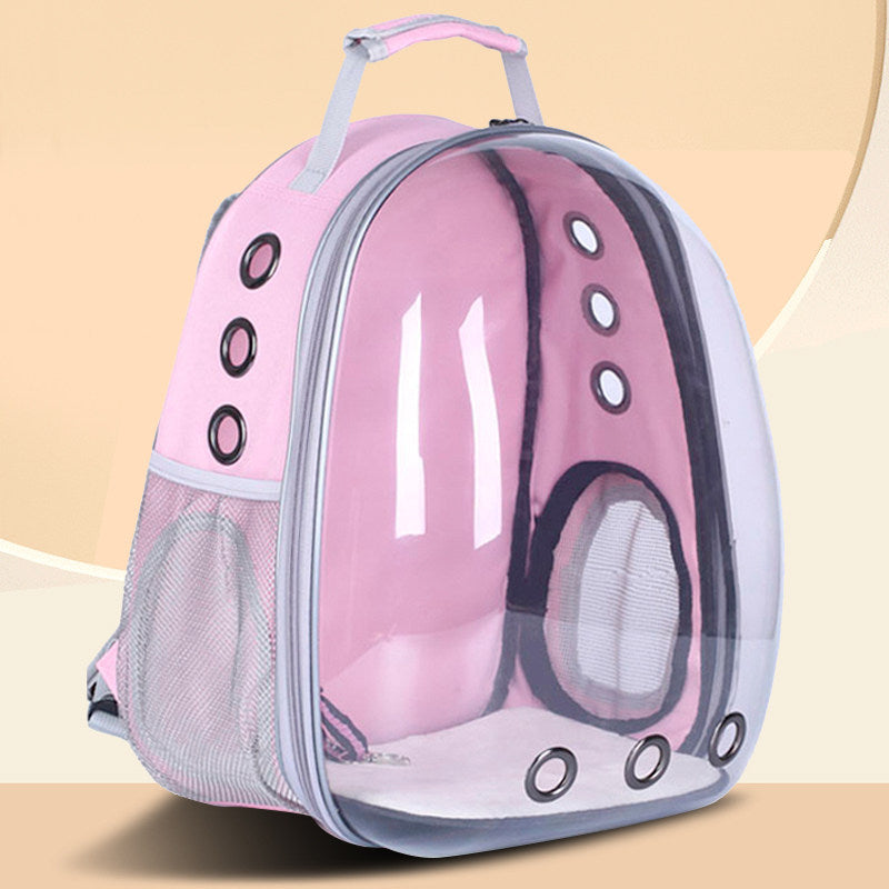 12-Hole Breathable Pet Carrier Backpack – Large-Capacity Heavy-Duty Multi-Ventilation Travel Capsule