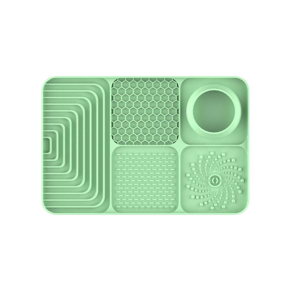 Anti-Anxiety Silicone Pet Licking Mat – Suction-Base Spill-Proof Slow Feeder Meal Station