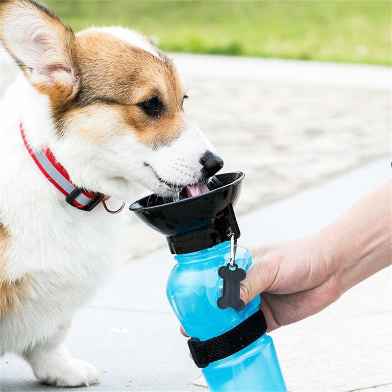Portable Pet Water Drinking Bottle – Leak-Proof Travel Bowl Dispenser Mug