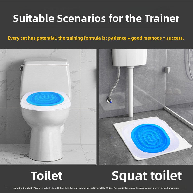 Human Toilet Training Kit for Cats – Step-by-Step Litter Tray Transition Seat