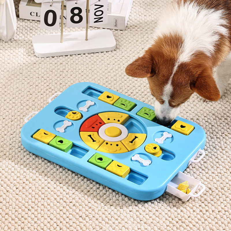 Interactive Puzzle Slow Feeder Maze Tray – Cognitive Training Enrichment Sniffing Meal Station