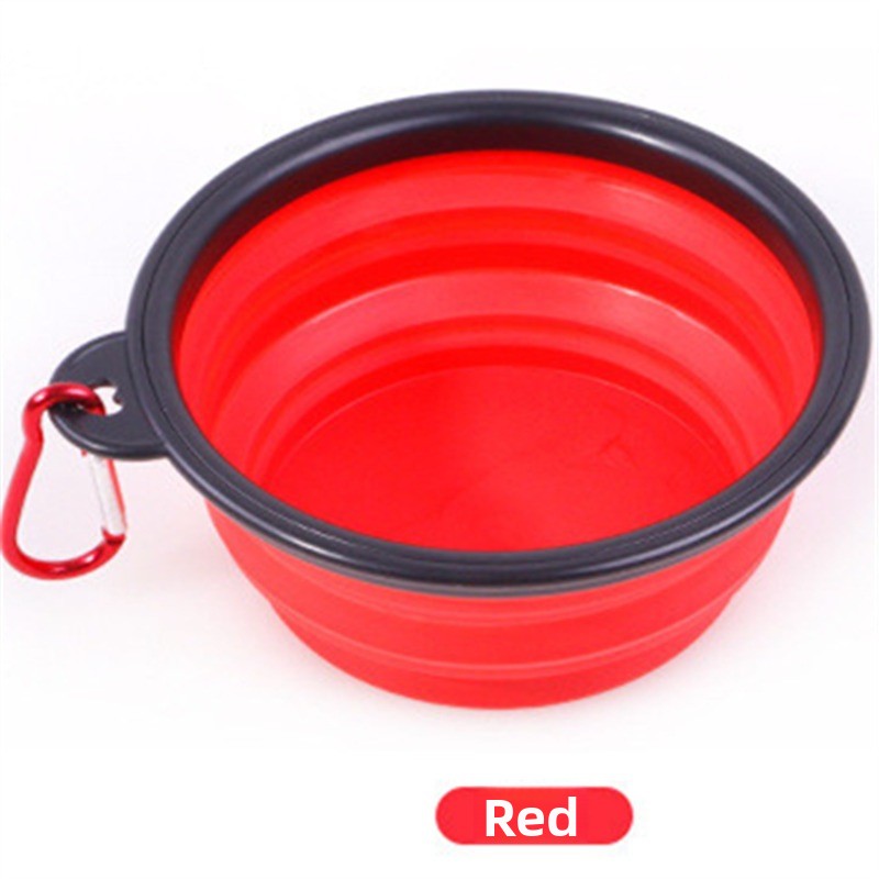 Portable Foldable TPE Pet Bowl – Lightweight Compact Outdoor Travel Food Water Dish