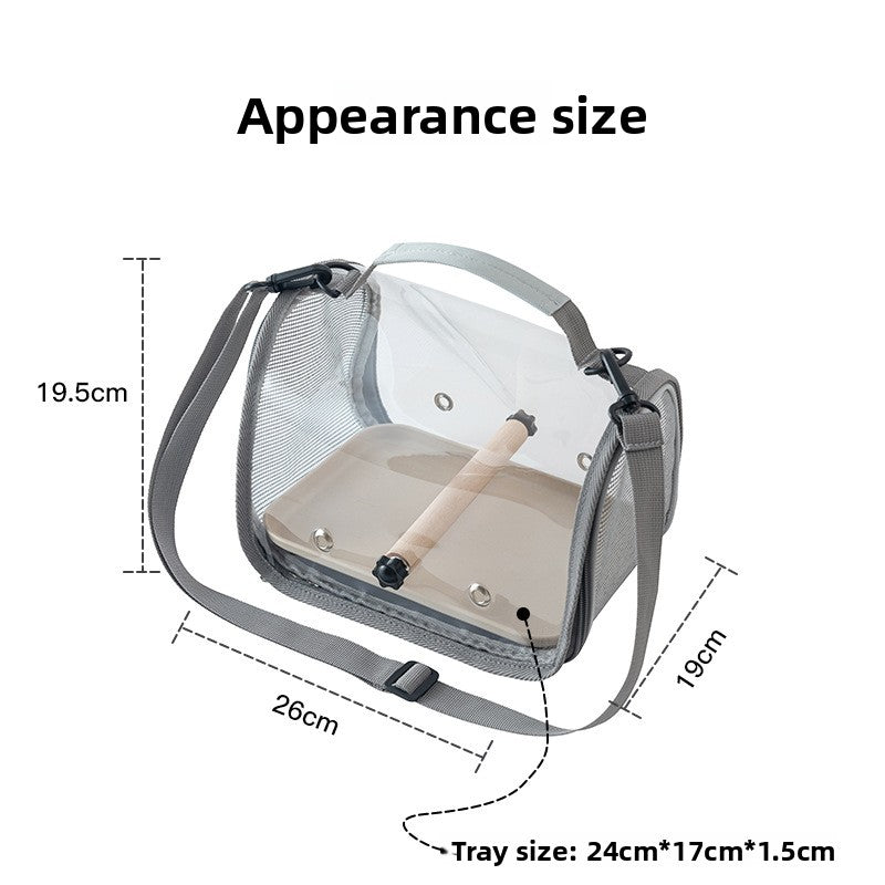 Portable Small Animal Carrier Bag – Breathable Lightweight Travel Cage For Pocket Pets