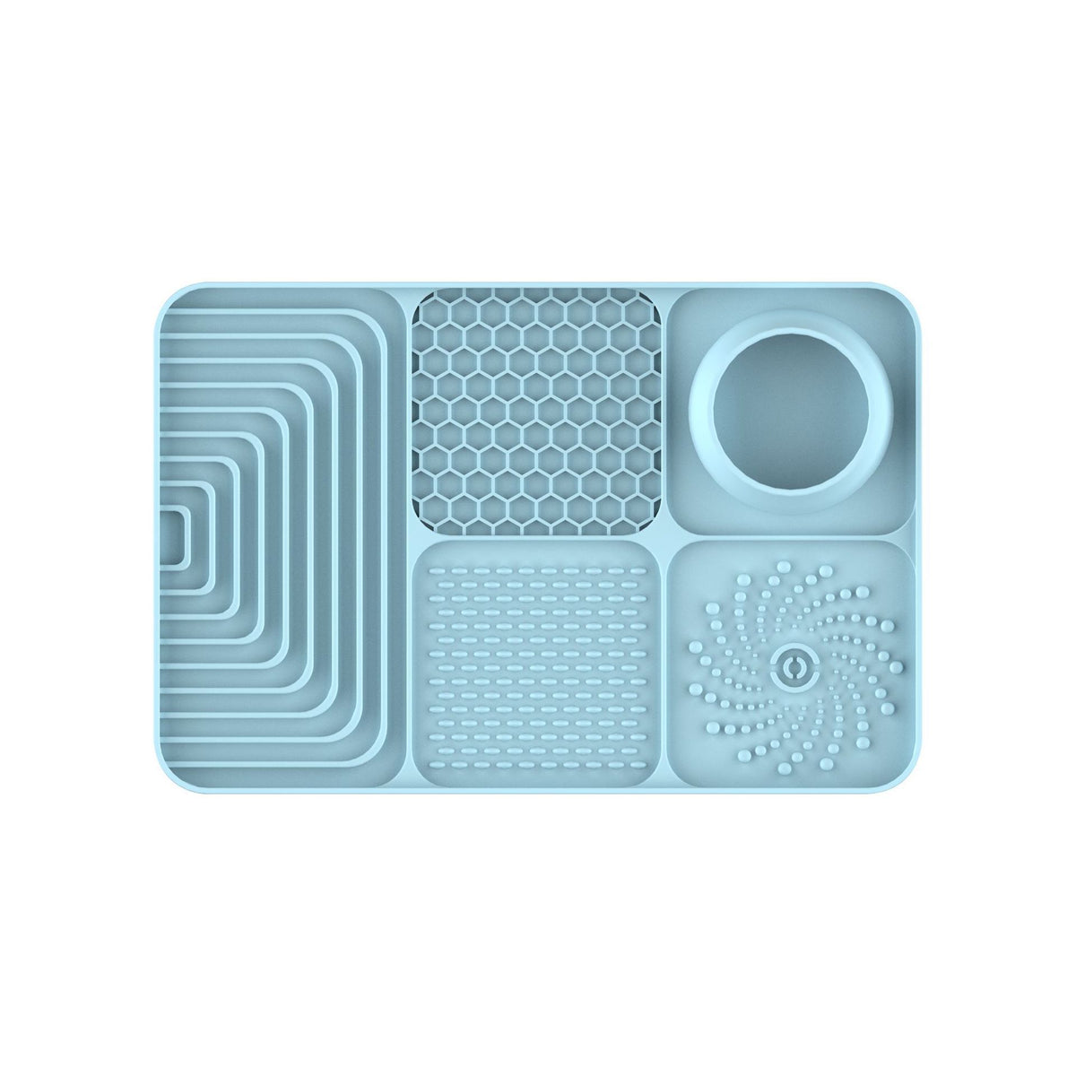 Anti-Anxiety Silicone Pet Licking Mat – Suction-Base Spill-Proof Slow Feeder Meal Station
