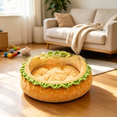 Anti-Anxiety Soft Plush Pet Bed – Winter Warm All-Season Deep Sleep Cushion