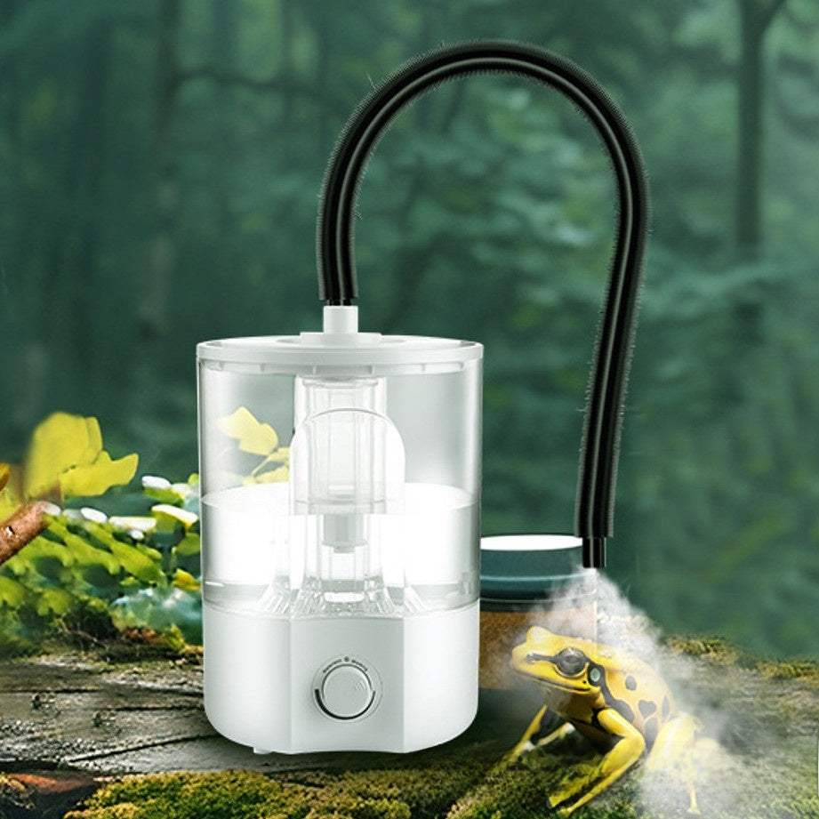 Ultrasonic Reptile Humidarium Fogger – Quiet Automatic Shutoff Large Capacity Misting System