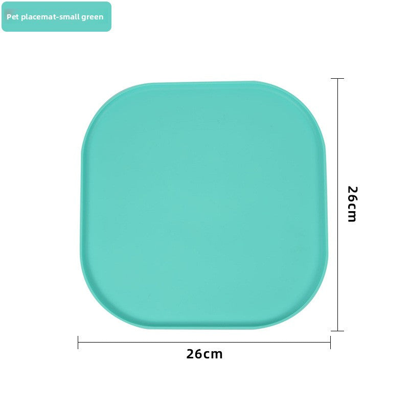 Foldable Spill-Proof Silicone Pet Feeding Mat – Non-Slip Waterproof Travel Food Placemat