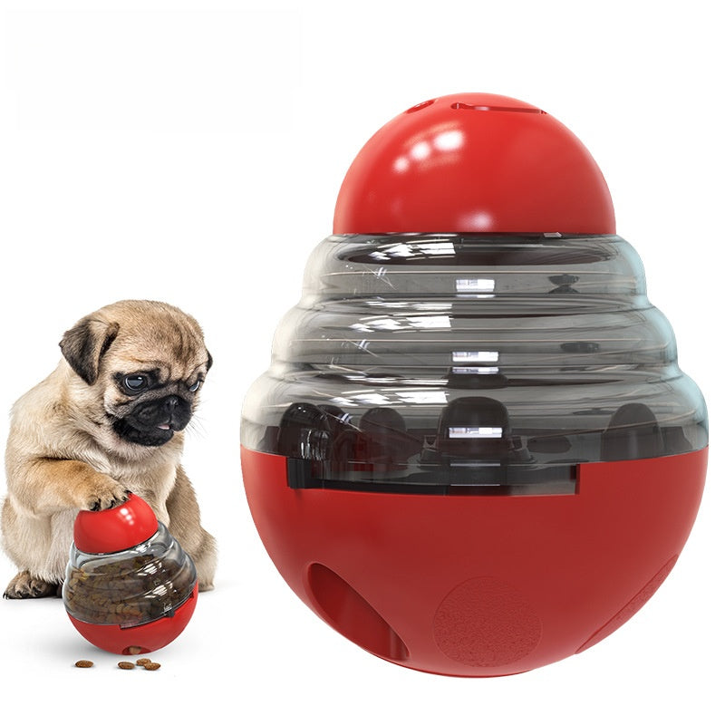 Wobble Ball Interactive Slow Feeder – Spill-Proof Mental Stimulation Treat Dispensing Toy