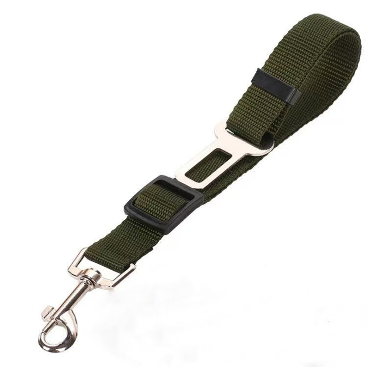 3-in-1 Retractable Elastic Dog Seat Belt – Heavy-Duty Anti-Shock Outdoor Training Safety Lead