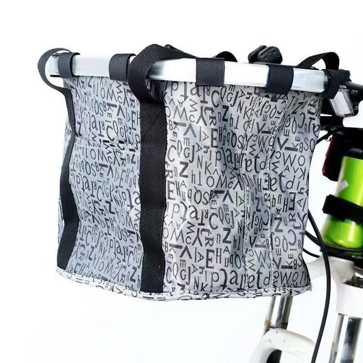 Foldable Bicycle Pet Basket Carrier – Universal 600D Oxford Aluminum Frame Cargo Tote