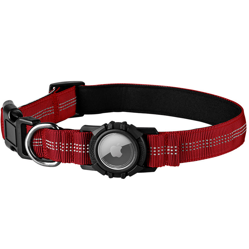 Waterproof AirTag Dog Collar Holder – Reflective Heavy-Duty Anti-Loss Tracker Case