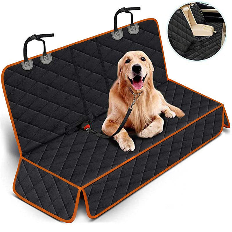 Waterproof 600D Oxford Pet Car Seat Mat – Non-Slip PP Cotton Travel Hammock Protector