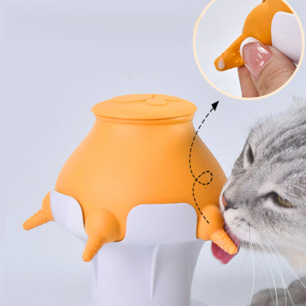 Silicone Self-Service Bionic Pet Feeder – Multi-Functional Nursing Water Food Station