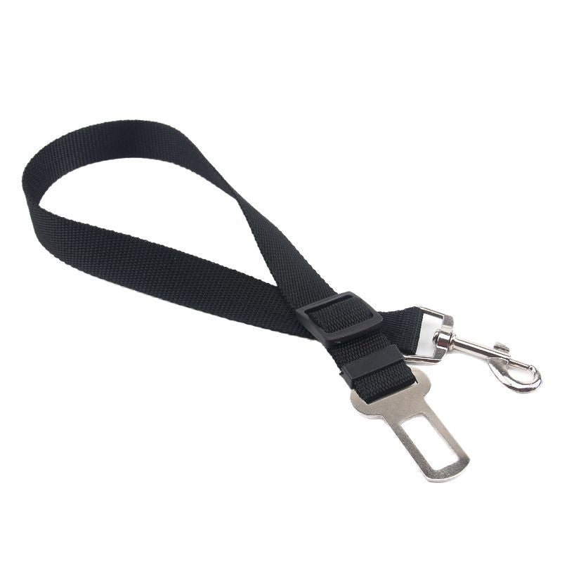 3-in-1 Retractable Elastic Dog Seat Belt – Heavy-Duty Anti-Shock Outdoor Training Safety Lead