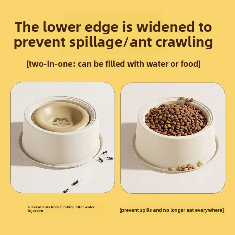 No-Spill Floating Pet Water Bowl – Anti-Gulp Dry Mouth Splash-Proof Drinking Station
