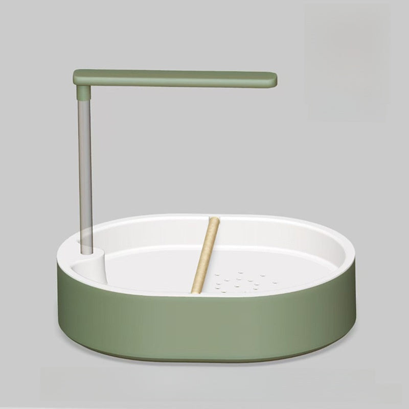 Water-Circulation Automatic Bird Bath Station – Electric Flow-Regulated Small Parrot Fountain
