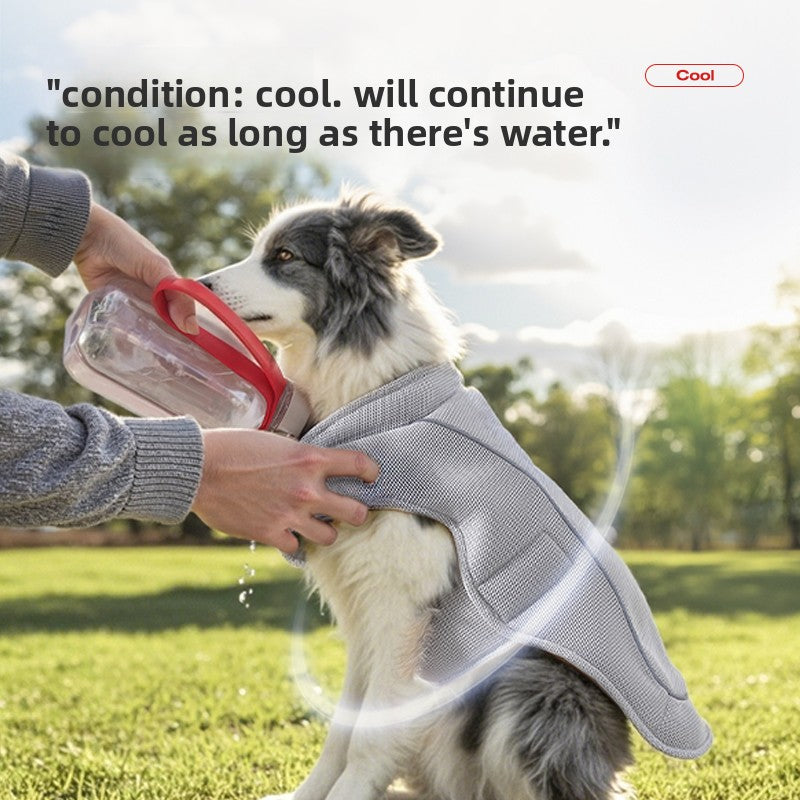 Advanced Cooling Technology Summer Dog Vest – Lightweight UV Protection Breathable Wrap
