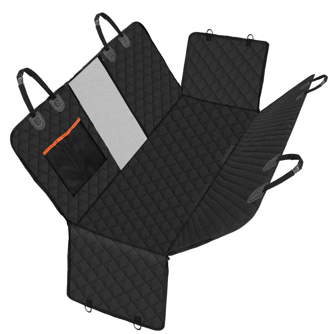 Waterproof Mesh Window Pet Car Seat Mat – Heavy-Duty Anti-Slip Travel Hammock Protector
