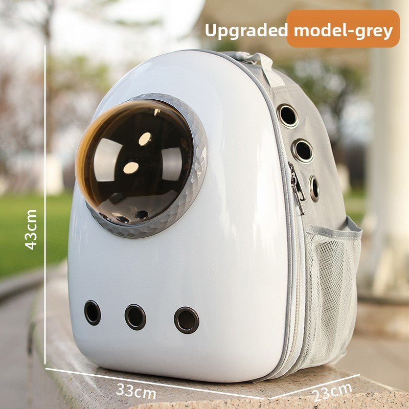 Transparent Bubble Window Pet Carrier Backpack – Breathable Multi-Ventilation Travel Capsule