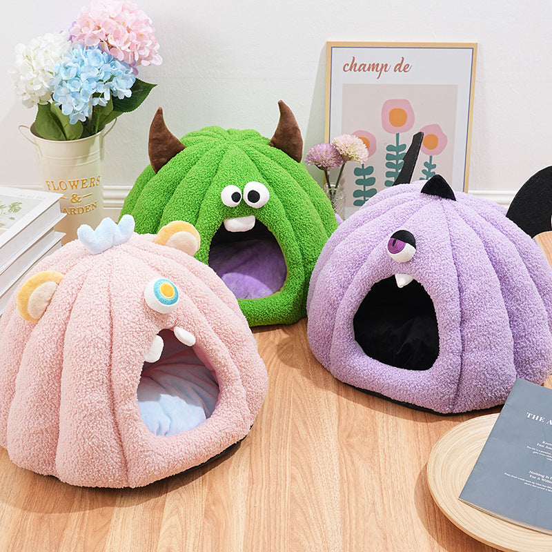 Anti-Anxiety Hide and Seek Cats And Dogs Bed Nest– All-Season Interactive Play Nest