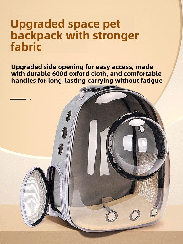 12-Hole Breathable Pet Carrier Backpack – Large-Capacity Heavy-Duty Multi-Ventilation Travel Capsule