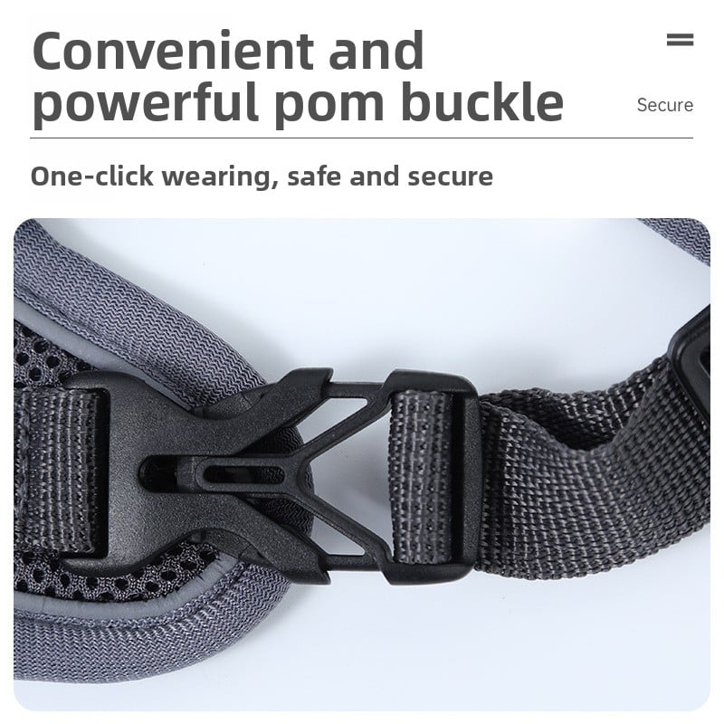 No-Choke Escape-Proof Cat Harness Vest – Breathable Reflective Walking Traction Set