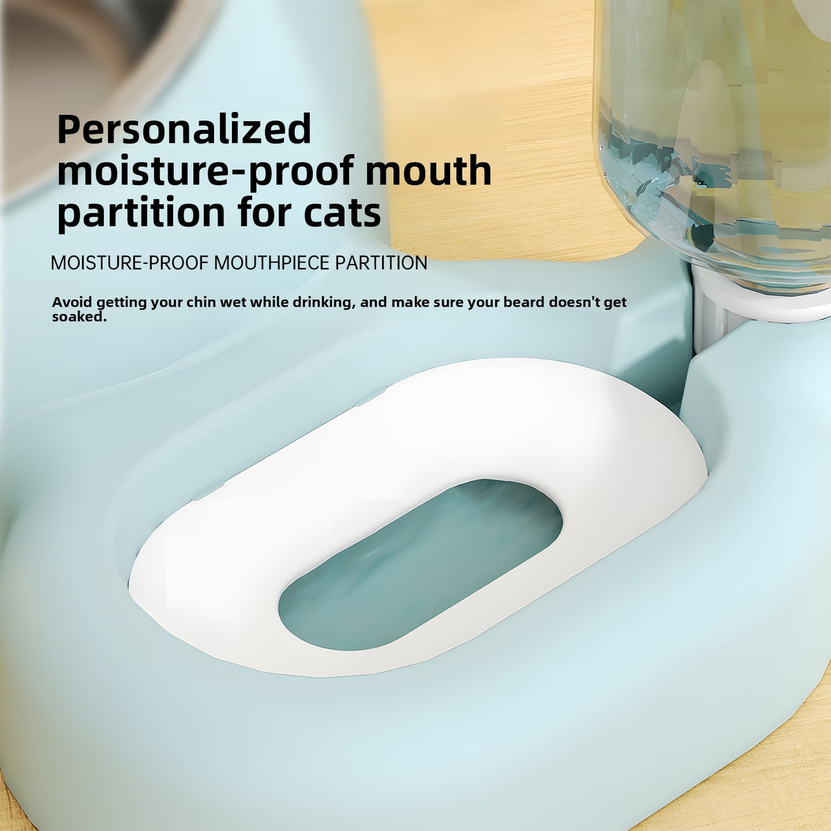 Gravity Automatic Pet Water Refill Fountain – Non-Electric Dual Food Bowl Station
