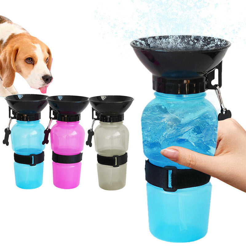 Portable Pet Water Drinking Bottle – Leak-Proof Travel Bowl Dispenser Mug