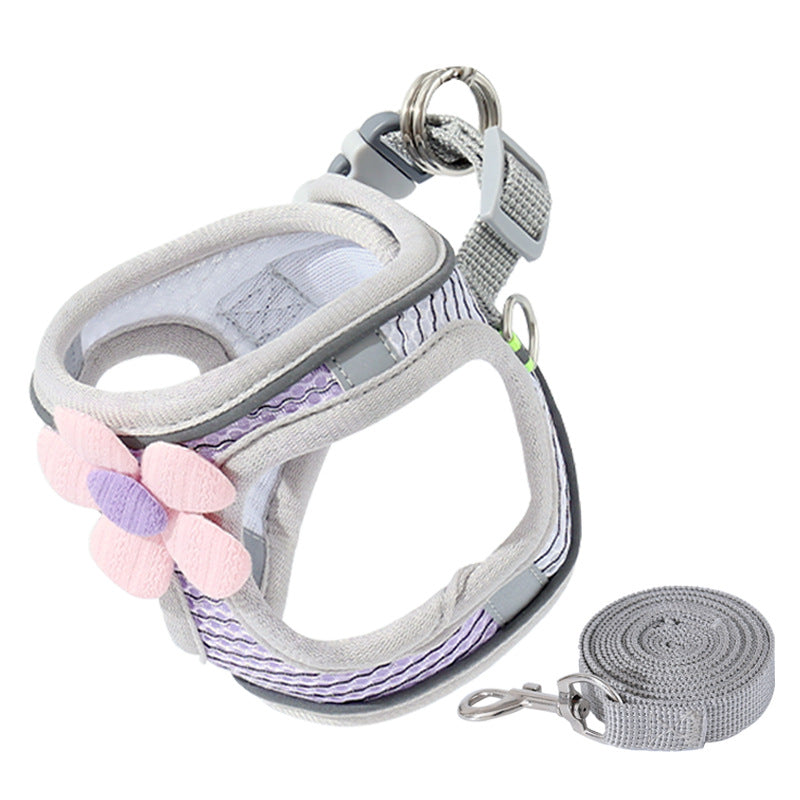 No-Choke Step-In Cat Mesh Harness Vest – Adjustable Breathable Anti-Escape Walking Solution