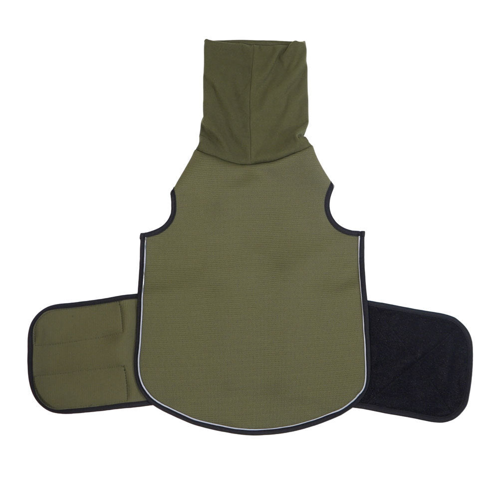 Full-Coverage Hooded Dog Anxiety Vest – Calming Pressure Wrap For Thunderstorm Stress