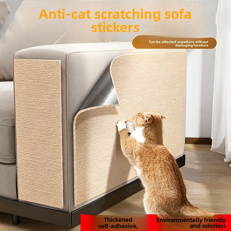 Self-Adhesive Cat Scratch Wall Protection Sticker – Heavy-Duty Polyester Furniture Guard Sheet