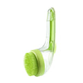 Silicone Shampoo Dispensing Pet Bath Brush – Dual-Purpose Massage Head Scratcher Scrubber