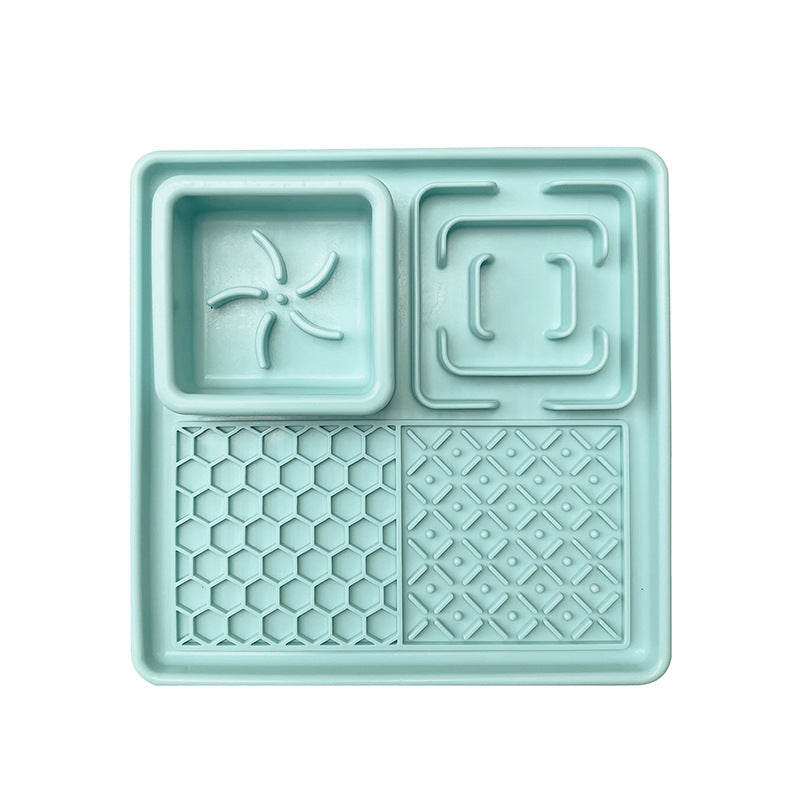 Silicone Slow Feeder Pet Placemat – Non-Slip Waterproof Multi-Functional Food Mat