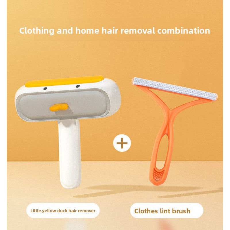 Reusable Electrostatic Pet Hair Remover Roller – Multi-Surface Bed Carpet Fur Adsorption Brush