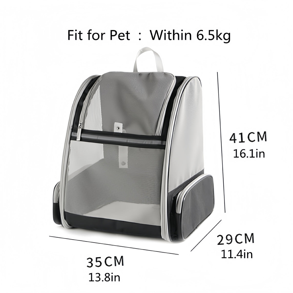 Foldable Breathable Dual Shoulder Pet Carrier – Balanced Travel Backpack For Small Dogs