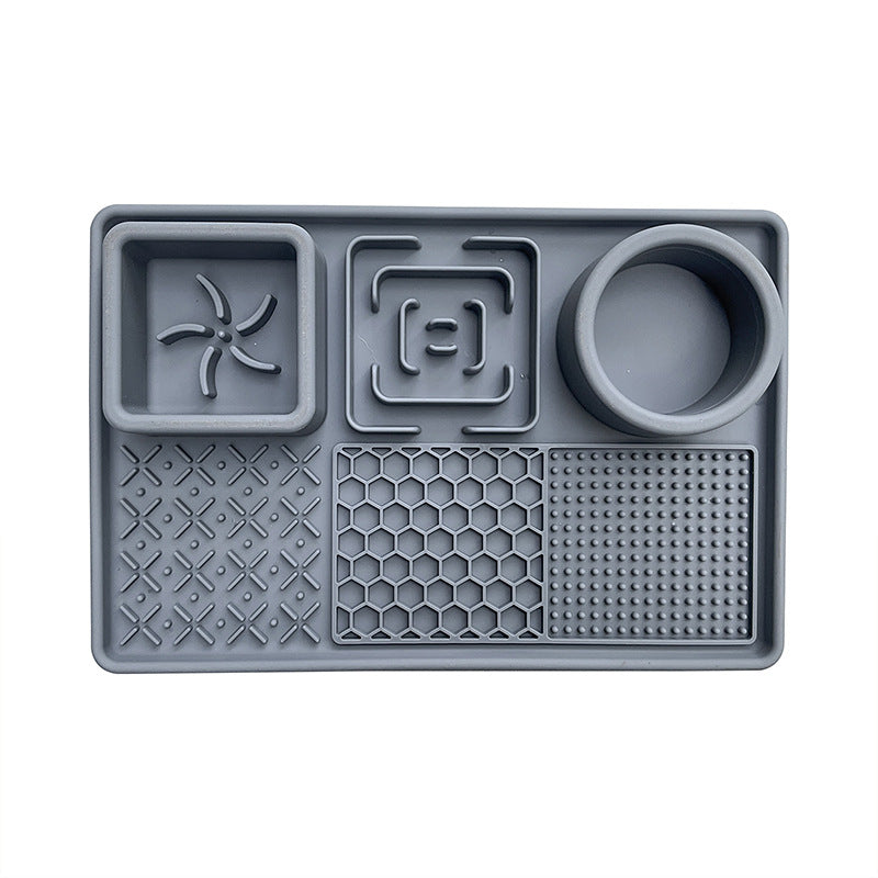 Silicone Slow Feeder Pet Placemat – Non-Slip Waterproof Multi-Functional Food Mat