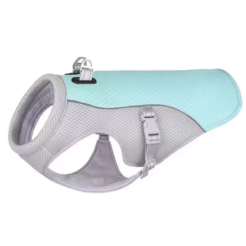 Breathable Temperature Regulating Dog Cooling Vest – Lightweight Everyday Walking Harness Wrap