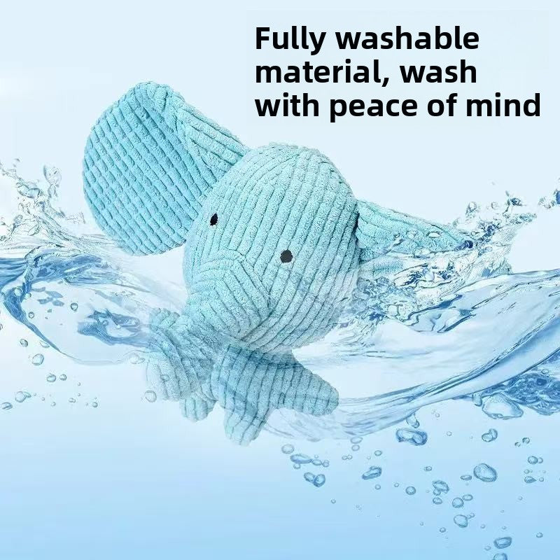 Plush Squeaky Bite-Resistant Dog Toy – Puppy Molar Teeth Grinding Boredom Relief