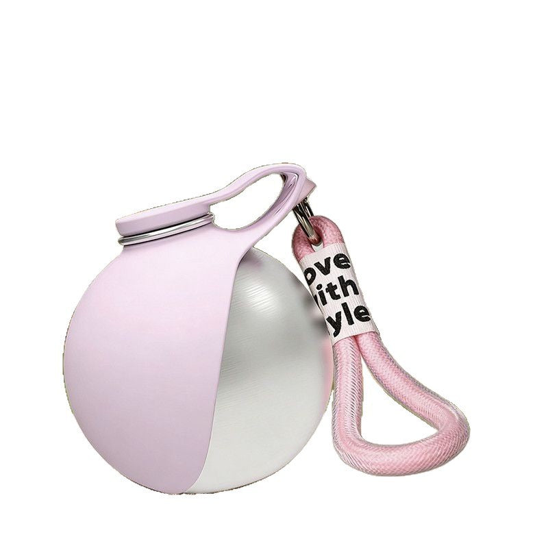 Foldable Stainless Steel Pet Water Bottle – Portable Leak-Proof Travel Drinking Dispenser
