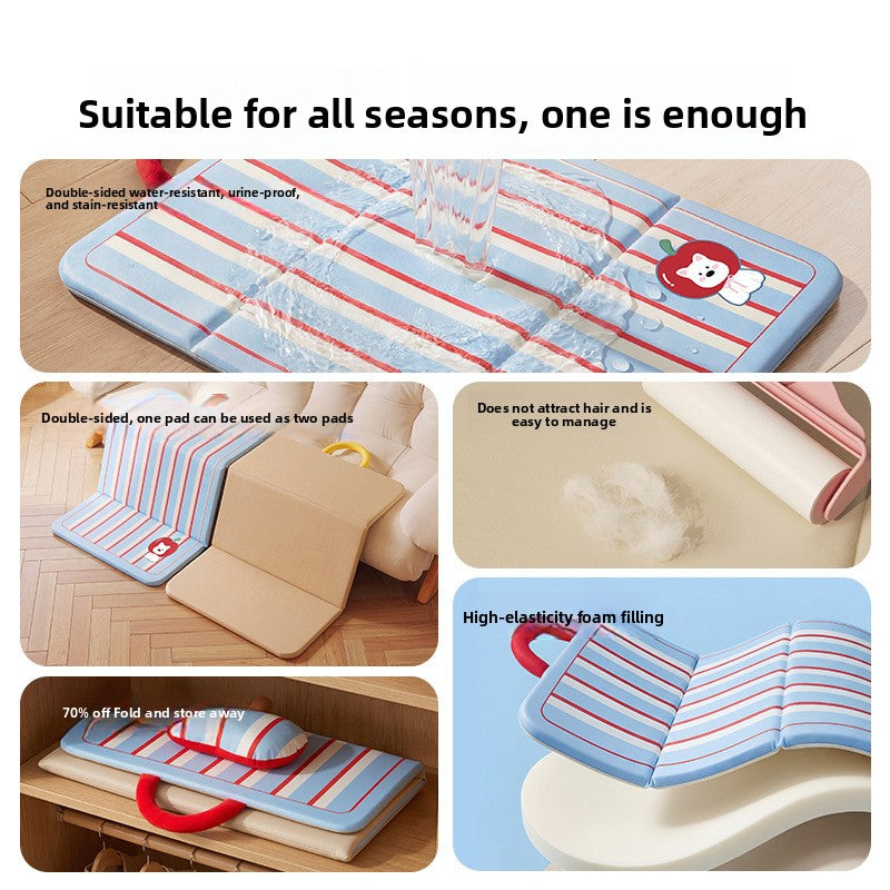 Waterproof All-Season Pet Cooling Mat – Double-Sided Anti-Anxiety Deep Sleep Cushion
