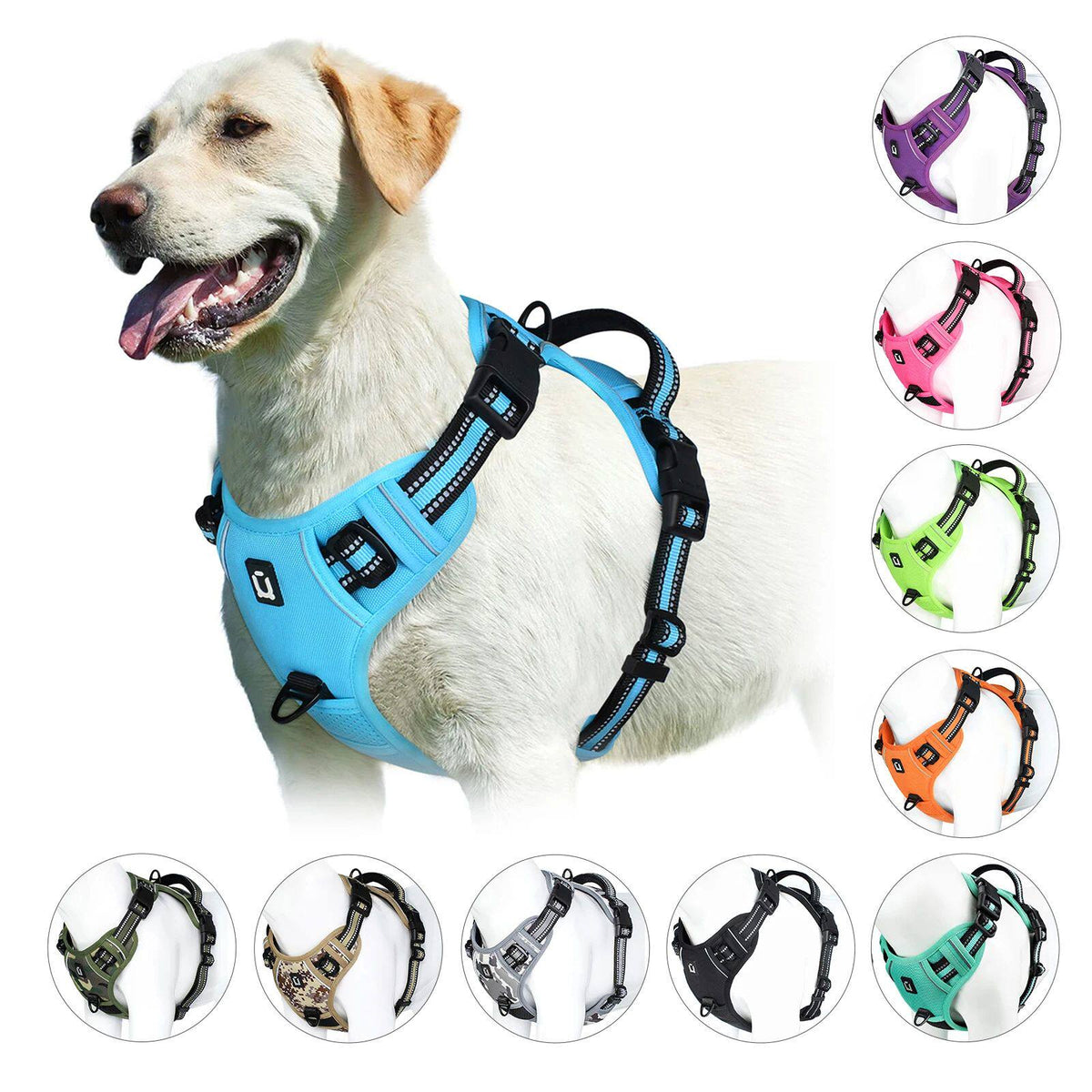 No-Pull Soft Padded Dog Harness Vest – Comfortable Control Everyday Walking Solution