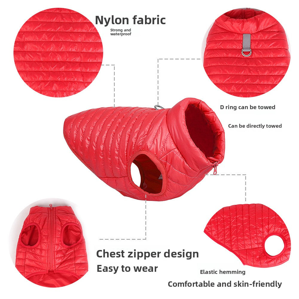 Lightweight Breathable Nylon Dog Vest – Heavy-Duty Anti-Chafe All-Season Safety Harness